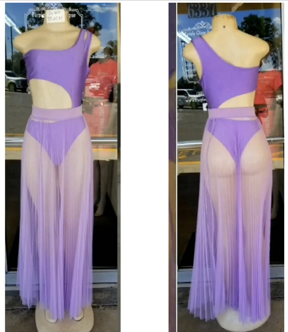 Sheer Mesh Skirt – Purple Glass Boutique